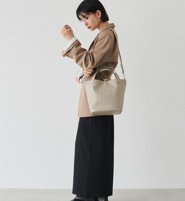  「エンボスモノグラム2WAYミニトートバッグ」|トートバッグ|