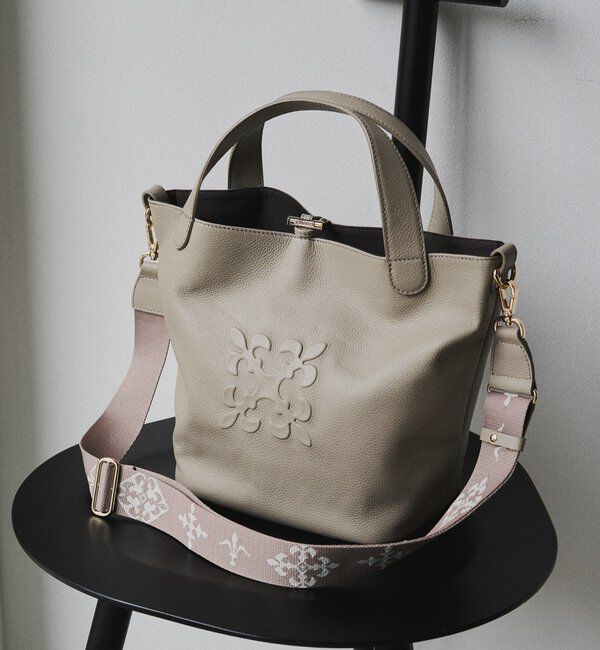  「エンボスモノグラム2WAYミニトートバッグ」|トートバッグ|