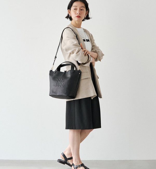  「エンボスモノグラム2WAYミニトートバッグ」|トートバッグ|