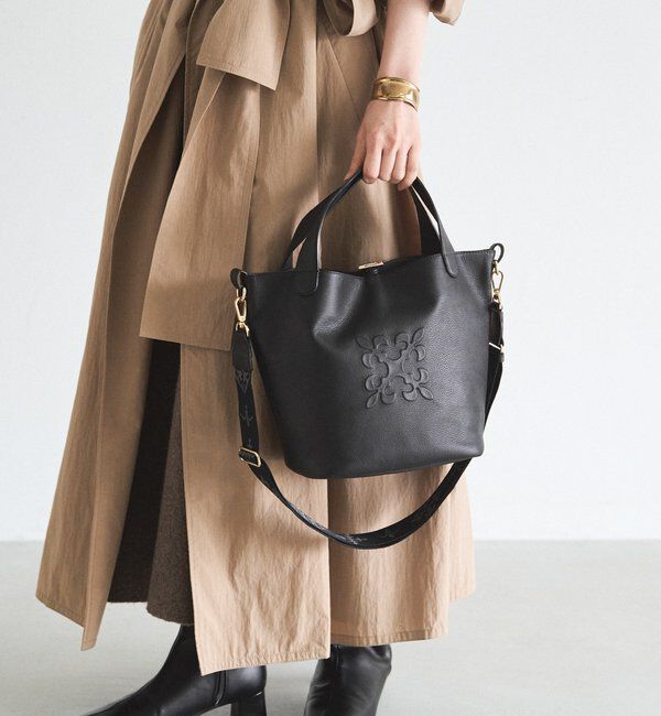  「エンボスモノグラム2WAYミニトートバッグ」|トートバッグ|