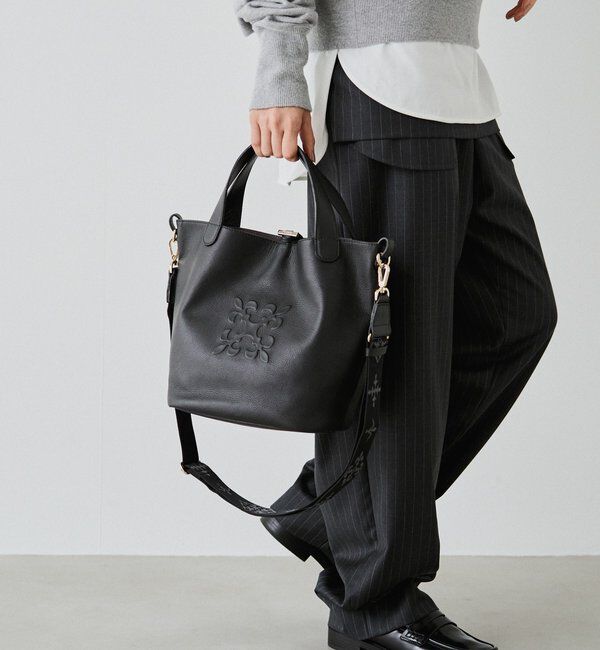  「エンボスモノグラム2WAYミニトートバッグ」|トートバッグ|