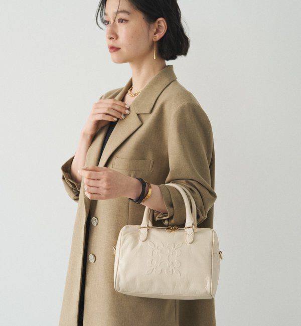  「《composition》レザー2WAYミニボストンバッグ」|ボストンバッグ|