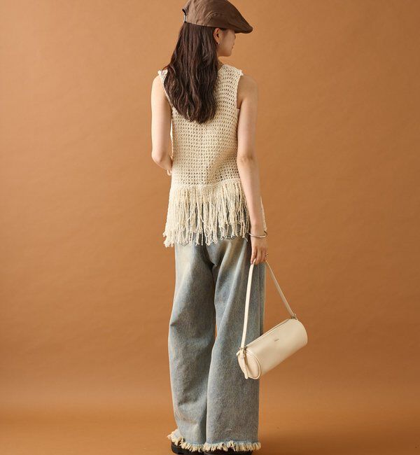  「フリンジニットベスト」|ベスト・ジレ|