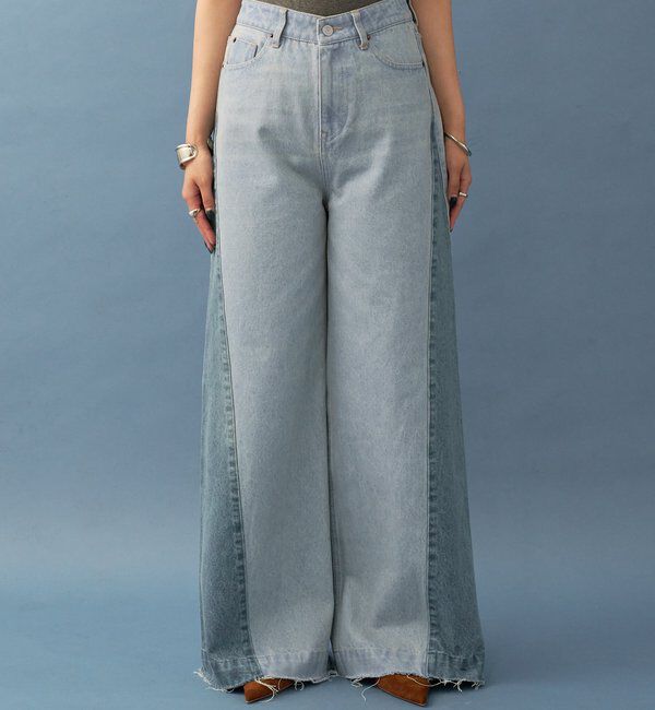  「パネル切替デニム」|デニム|