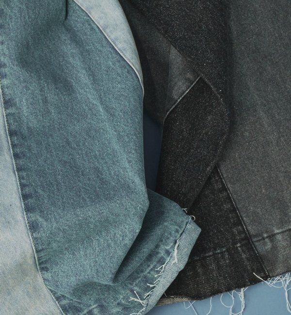  「パネル切替デニム」|デニム|