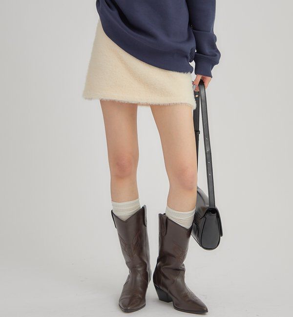  「シャギーミニスカート」|スカート|
