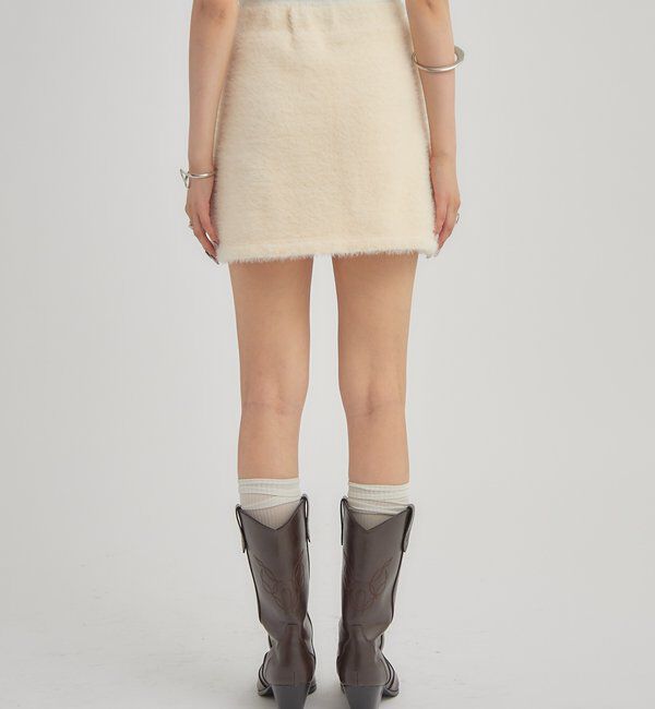  「シャギーミニスカート」|スカート|