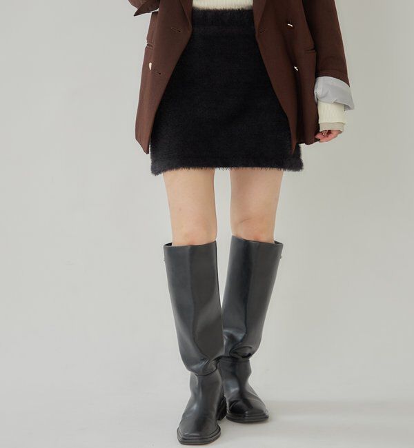  「シャギーミニスカート」|スカート|