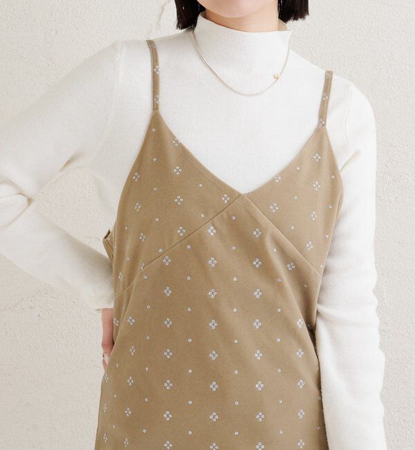  「シャイニーベロアミニキャミワンピース」|ワンピース|
