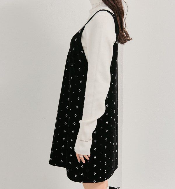  「シャイニーベロアミニキャミワンピース」|ワンピース|