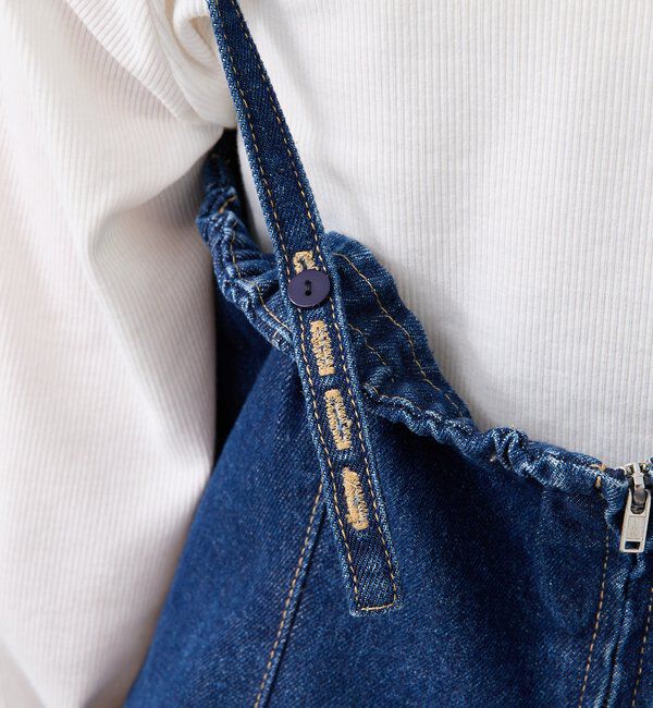  「ペプラムデニムビスチェ」|シャツ・ブラウス|