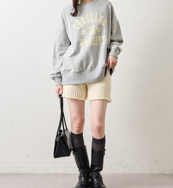  「スラブヤーンニットパンツ」|チノ|