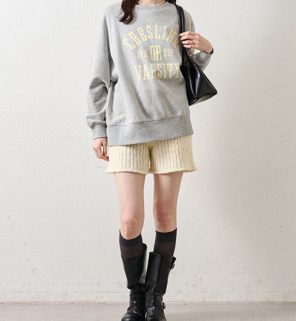  「スラブヤーンニットパンツ」|チノ|