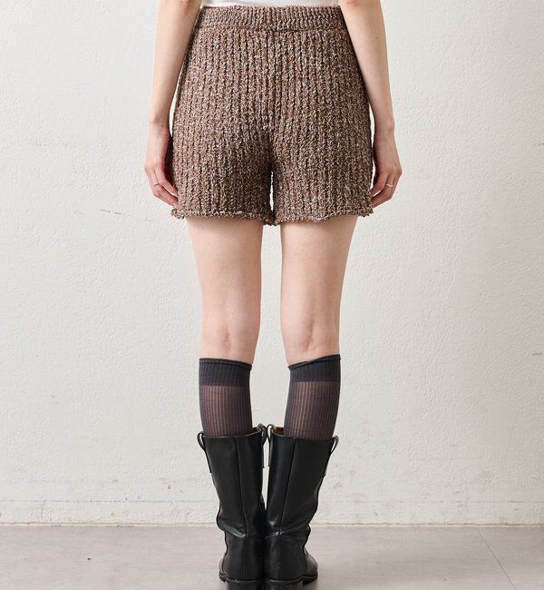  「スラブヤーンニットパンツ」|チノ|