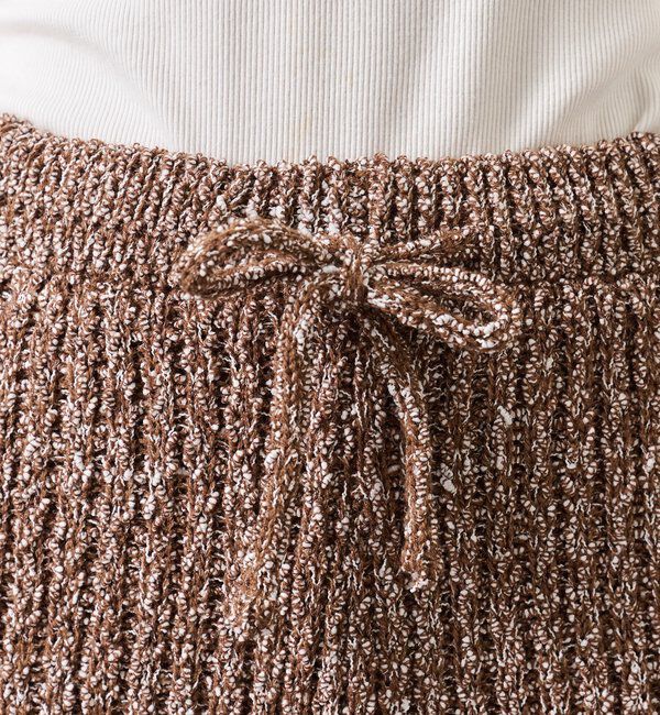  「スラブヤーンニットパンツ」|チノ|