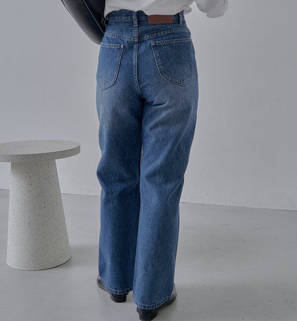  「【新色/人気アイテムがアップグレード】13ozハイウエストストレートデニム」|デニム|