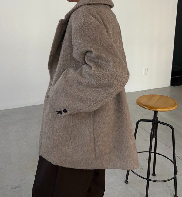  「【サイズ展開あり】シャギーウールコート」|その他|