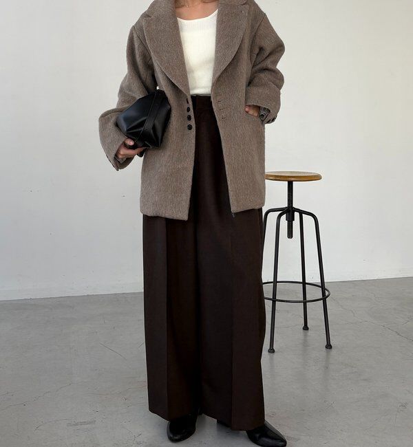  「【サイズ展開あり】シャギーウールコート」|その他|