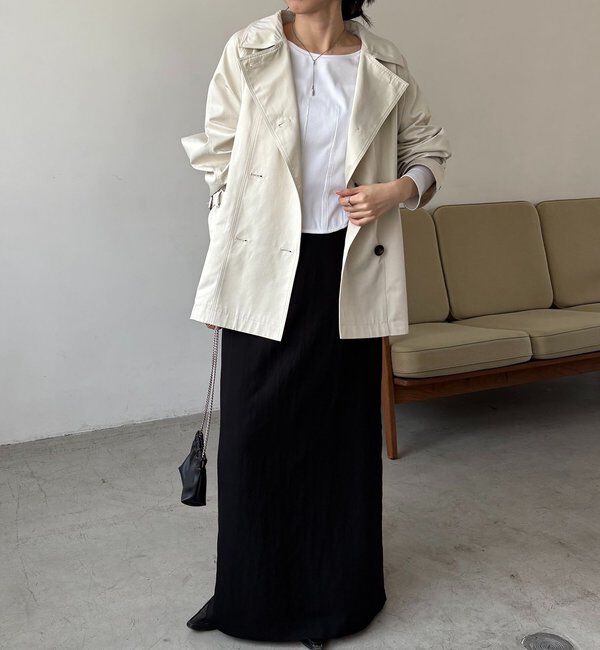  「【サイズ展開あり】バックギャザーコート」|その他|