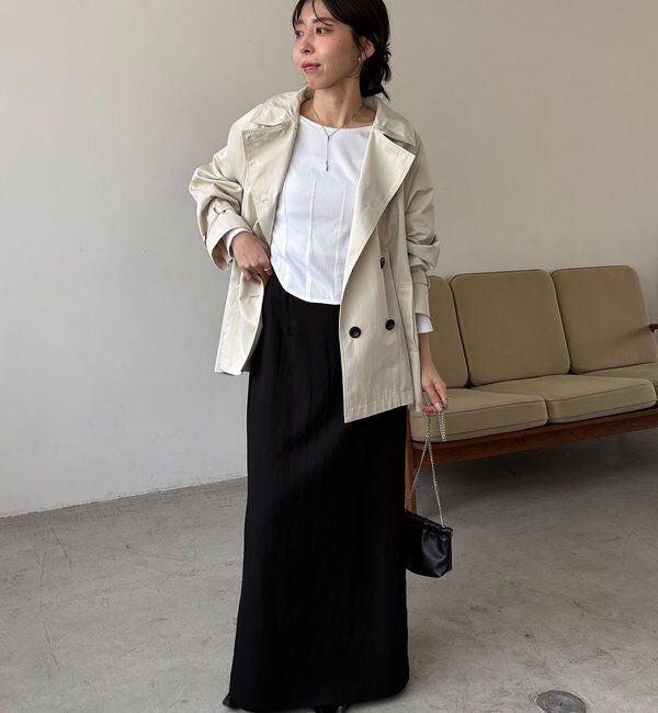  「【サイズ展開あり】バックギャザーコート」|その他|