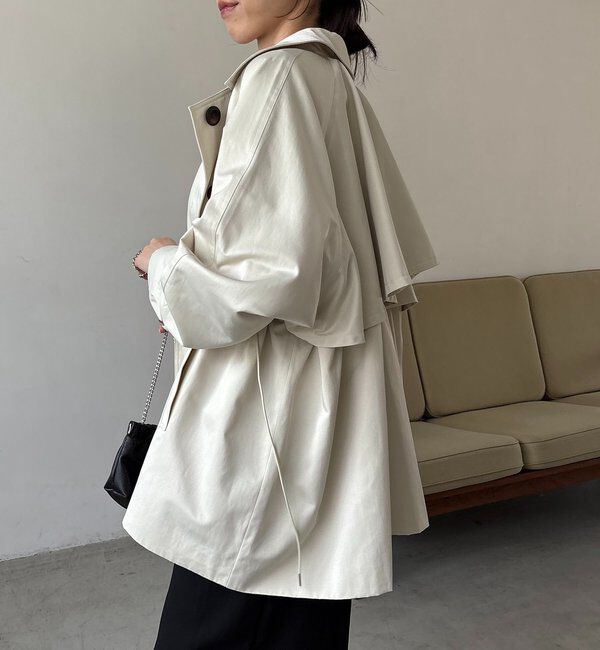  「【サイズ展開あり】バックギャザーコート」|その他|