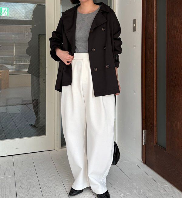  「【サイズ展開あり】バックギャザーコート」|その他|