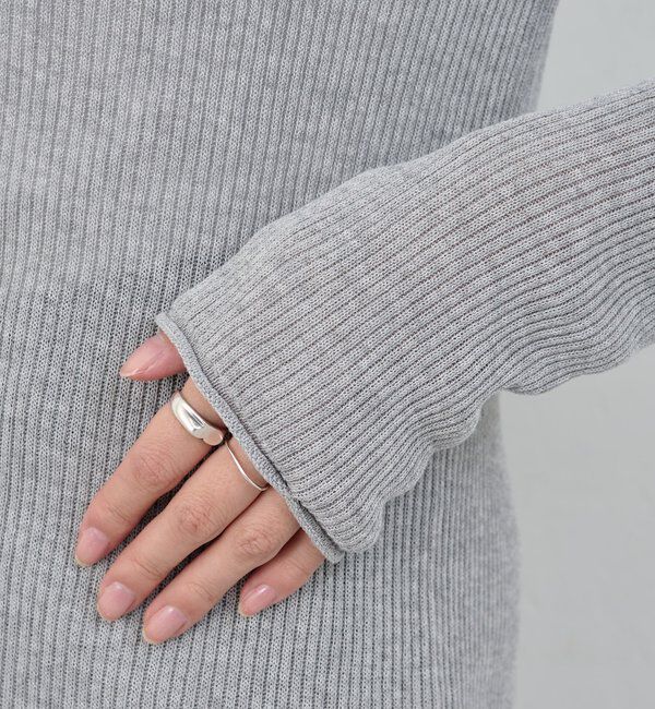  「【26SS予約】ヘンリーネックレイヤードニット」|ニット・セーター|