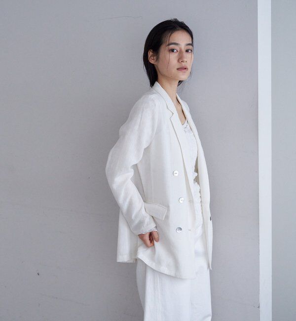  「【26SS予約】シアーウォッシャブルジャケット」|テーラードジャケット|
