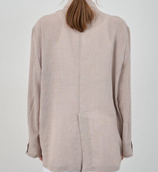  「【26SS予約】シアーウォッシャブルジャケット」|テーラードジャケット|