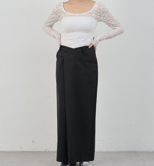  「【26SS予約】ウエストデザインスカート」|スカート|