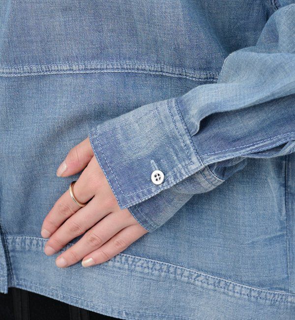  「【26SS予約】シアーデニムシャツ」|シャツ・ブラウス|