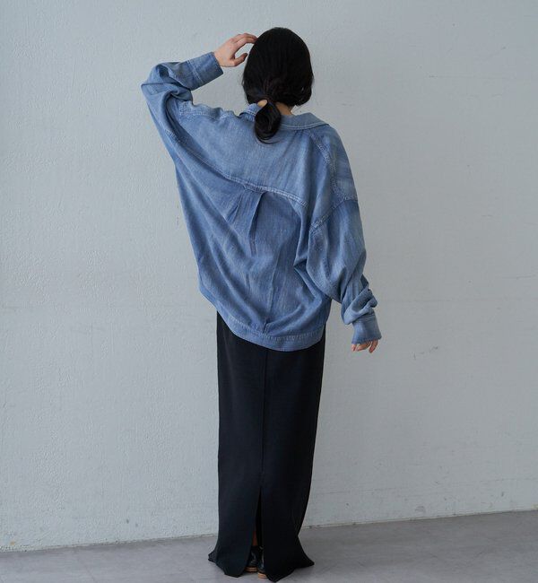  「【26SS予約】シアーデニムシャツ」|シャツ・ブラウス|