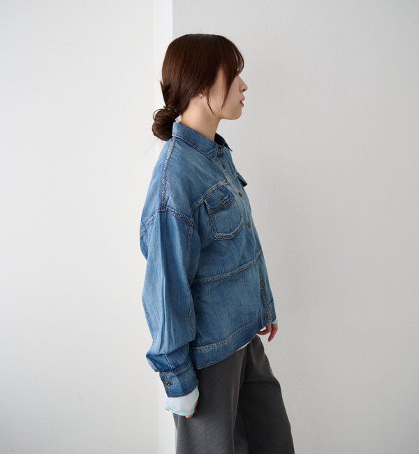  「【26SS予約】シアーデニムシャツ」|シャツ・ブラウス|