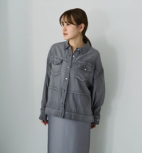  「【26SS予約】シアーデニムシャツ」|シャツ・ブラウス|