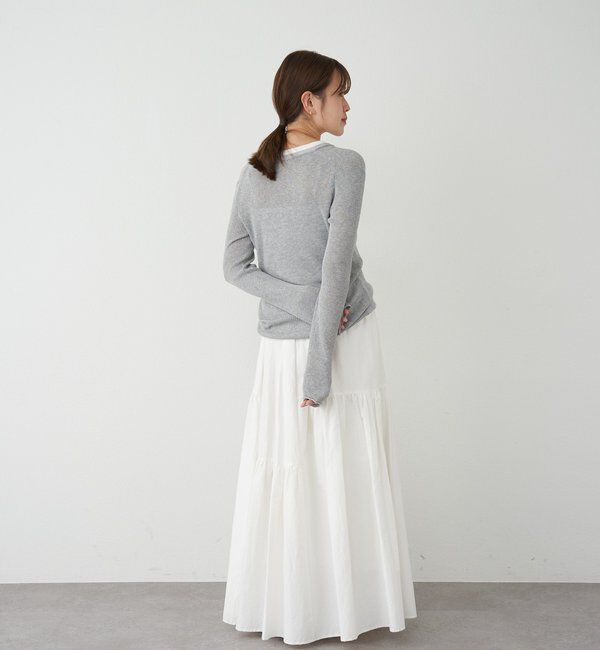  「【26SS予約】タフタボリュームスカート」|スカート|
