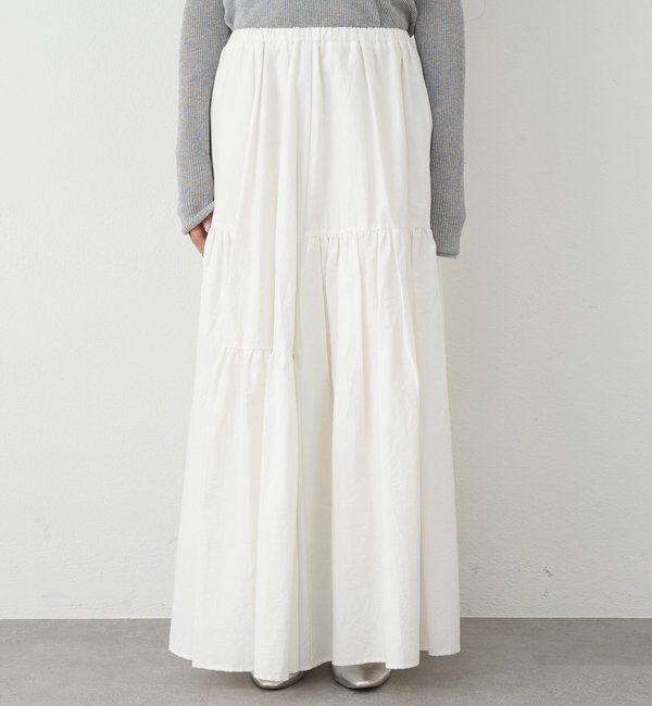  「【26SS予約】タフタボリュームスカート」|スカート|
