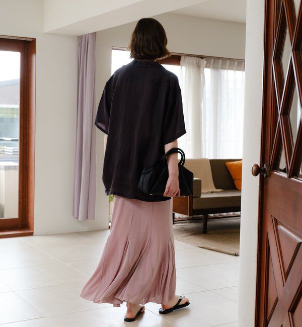  「シアーリブフレアースカート」|スカート|