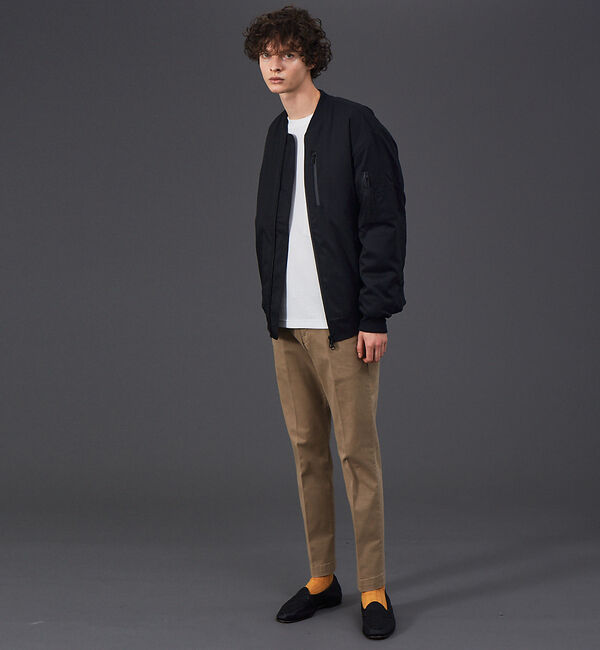 ABAHOUSE「【WWS / ワークウェアスーツ】洗えるMA-1 ブルゾン」|ブルゾン・スタジャン|