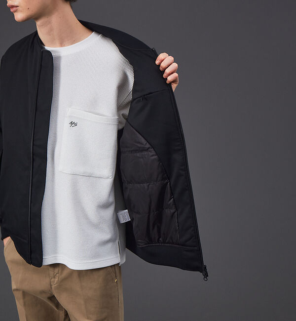 ABAHOUSE「【WWS / ワークウェアスーツ】洗えるMA-1 ブルゾン」|ブルゾン・スタジャン|