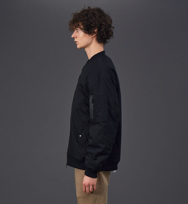 ABAHOUSE「【WWS / ワークウェアスーツ】洗えるMA-1 ブルゾン」|ブルゾン・スタジャン|