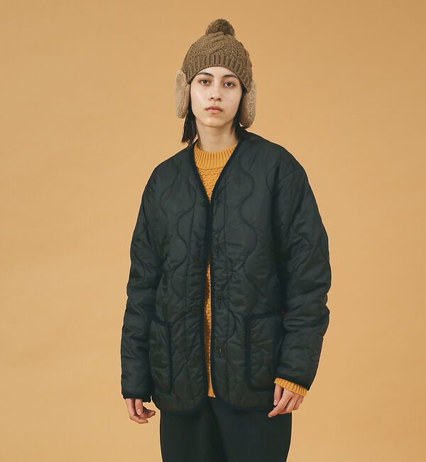 ABAHOUSE「【UNIVERSAL OVERALL/ユニバーサルオーバーオール】 リップストッ」|ブルゾン・スタジャン|ブラック