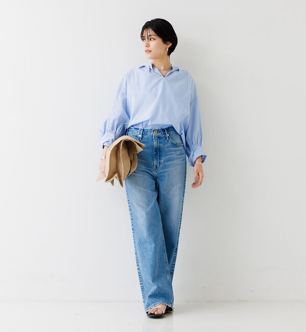 Rouge vif「【一部店舗限定】スリーブデザインスキッパーブラウス」|シャツ・ブラウス|