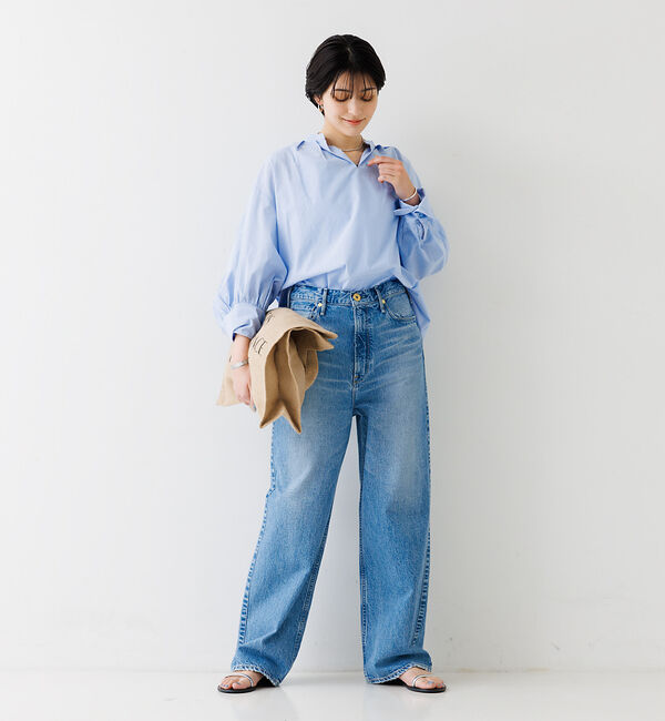 Rouge vif「【一部店舗限定】スリーブデザインスキッパーブラウス」|シャツ・ブラウス|