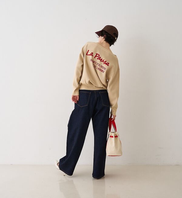 Rouge vif「【RED CARD/レッドカード】Montana カーブバギーデニム」|デニム|