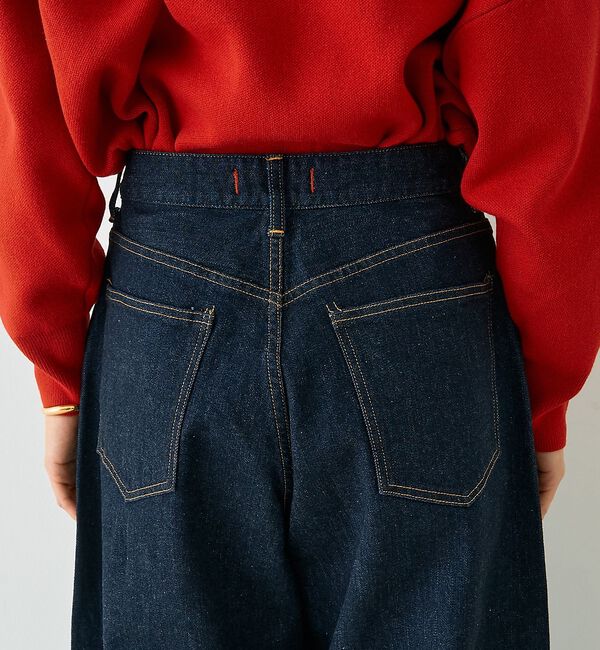 Rouge vif「【RED CARD/レッドカード】Montana カーブバギーデニム」|デニム|