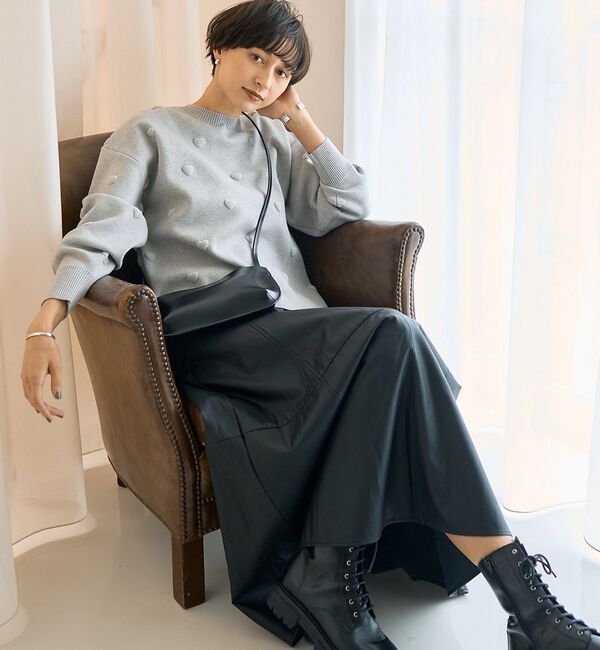 Rouge vif「【CHIMERE/シメール】スプリットレザーミニショルダーバッグ」|ショルダー・メッセンジャー|