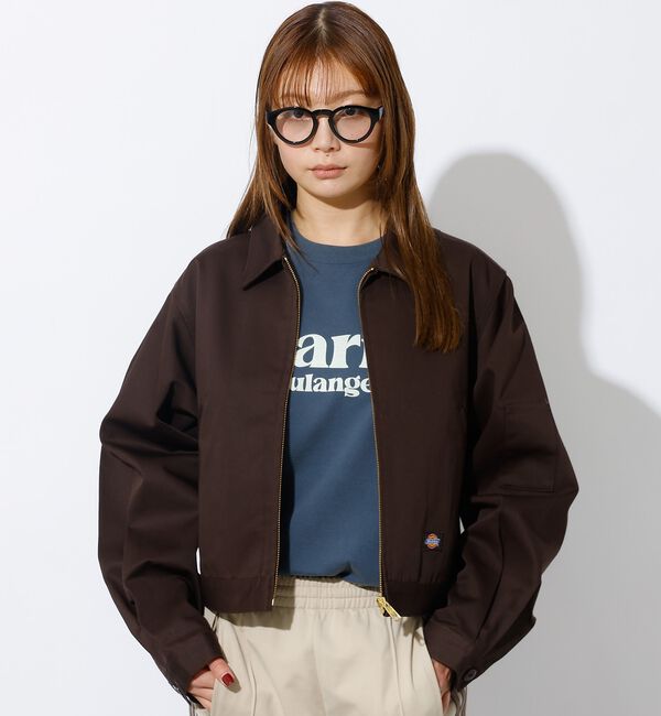 Rouge vif「【Dickies/ディッキーズ】Short Eisenhower Jacket」|ブルゾン・スタジャン|