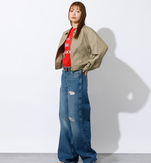 Rouge vif「【Dickies/ディッキーズ】Short Eisenhower Jacket」|ブルゾン・スタジャン|