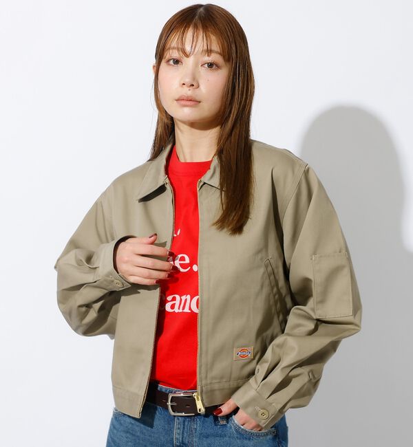 Rouge vif「【Dickies/ディッキーズ】Short Eisenhower Jacket」|ブルゾン・スタジャン|