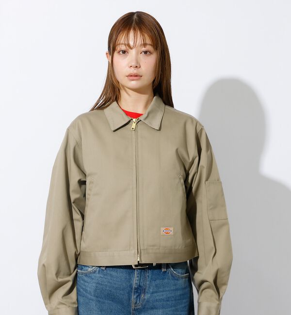 Rouge vif「【Dickies/ディッキーズ】Short Eisenhower Jacket」|ブルゾン・スタジャン|